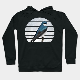 Tree Swallow Bird Illustration Hoodie